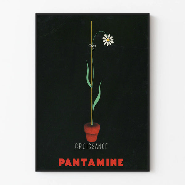 Vintage Decorative Poster Pantamine Growth