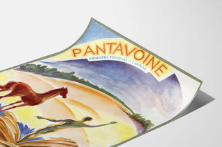 Vintage Pantavoine Oatmeal Advertising Poster