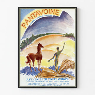 Vintage Pantavoine Oatmeal Advertising Poster