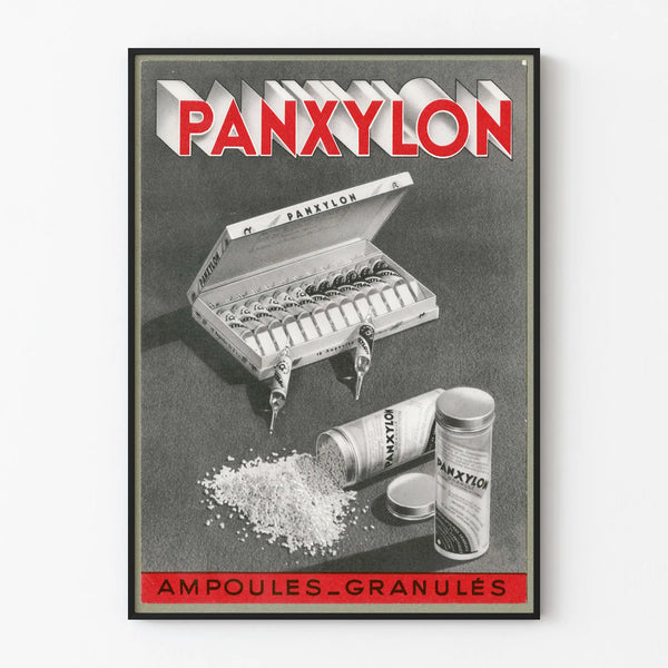 Vintage Poster Panxylon Ampoules Granules