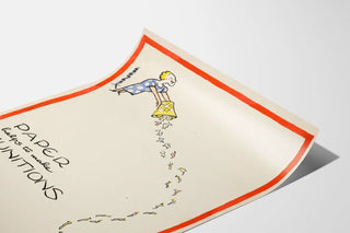 Vintage Paper Poster Helps to Make Munitions