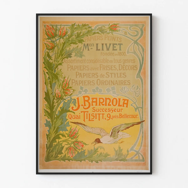 Vintage Decorative Poster Wallpapers House Livet