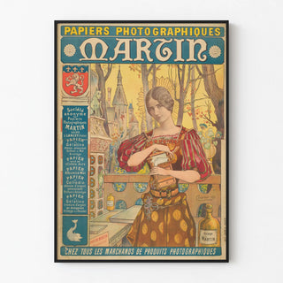 Vintage Poster Photographic Papers Martin