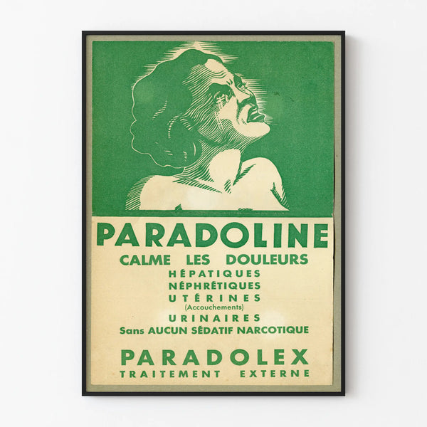 Vintage Paradoline Poster - Retro Wall Decor Advertising Poster