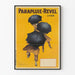 Vintage Poster of Parapluie-Revel with Yellow Background