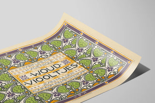 Decorative poster of Hygienic Perfume Woud Viooltjes Amsterdam — artwork view