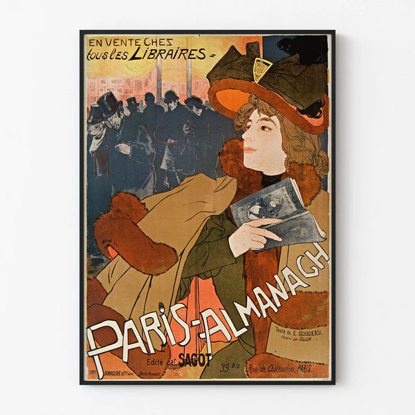 Vintage Paris Poster Decorative