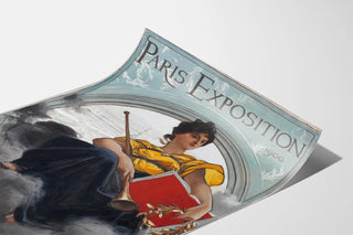 Vintage Paris Exhibition 1900 Poster