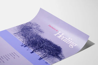 Decorative poster Partners in Healing for healing space