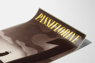 Retro Style Passiflorine Poster with Dramatic Flair