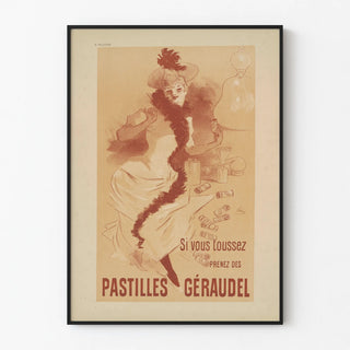 Vintage Advertising Poster for Géraudel Pastilles