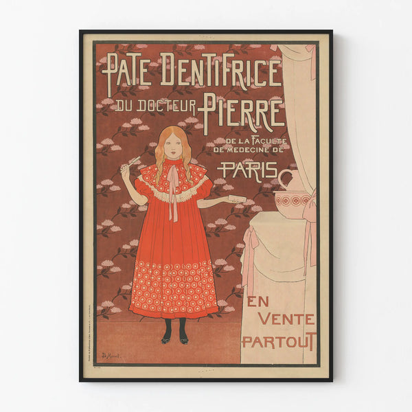 Vintage poster for Dr. Pierre's Toothpaste