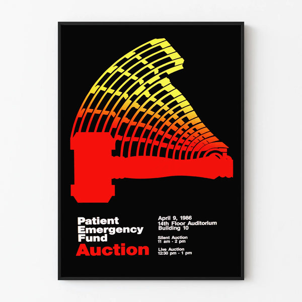 Vintage Poster Patient Emergency Fund Auction