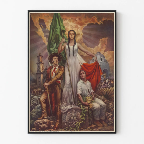 Patriotic Mexican Homeland Poster - Wall Decoration