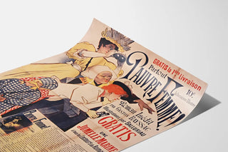 Vintage Poster Poor Woman - Unpublished Novel by Gaston Rayssac