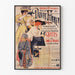 Vintage Poster Poor Woman - Unpublished Novel by Gaston Rayssac