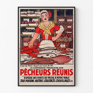 Vintage Poster of the French Fishery Company
