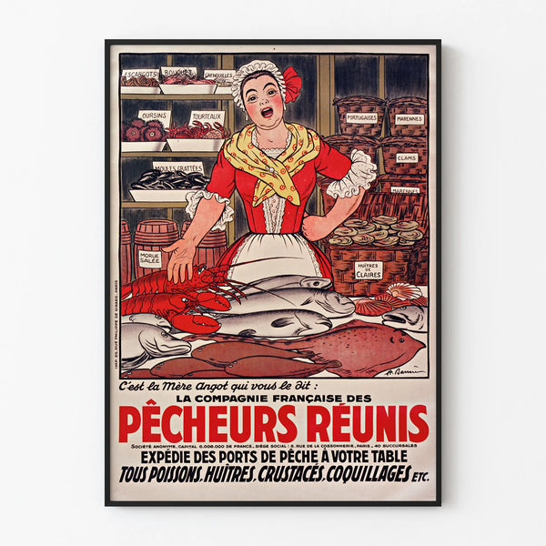 Vintage Poster of the French Fishery Company