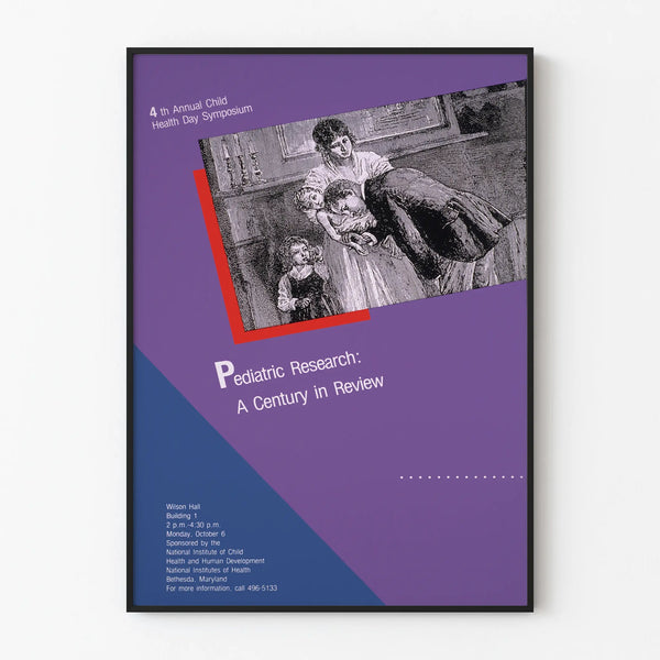 Vintage Poster Pediatric Research - A Century in Review