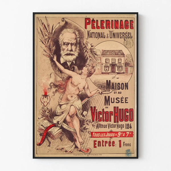 Vintage Poster: Pilgrimage to the Victor Hugo Museum