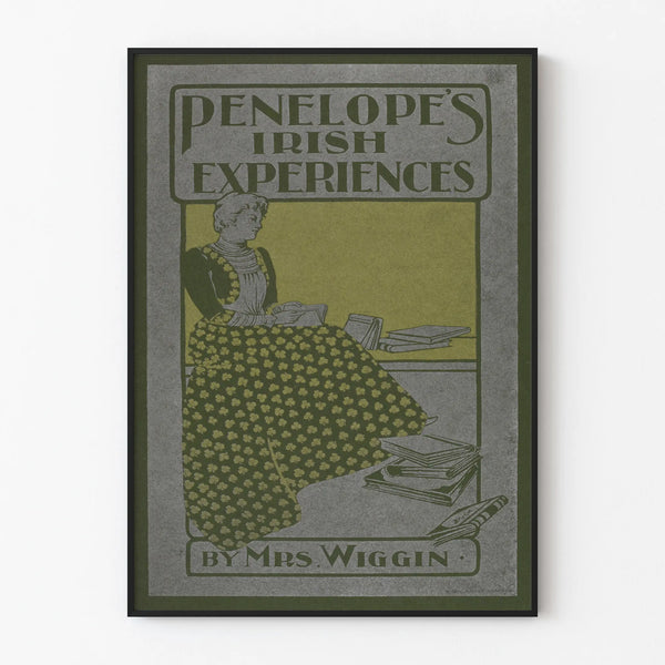 Vintage Poster Penelope's Irish Experiences - Literary Wall Decoration