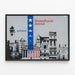 Pennsylvania Avenue Wall Decoration Poster Architour — framed artwork on a wall