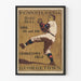 Vintage poster of a baseball game Pennsylvania vs Georgetown