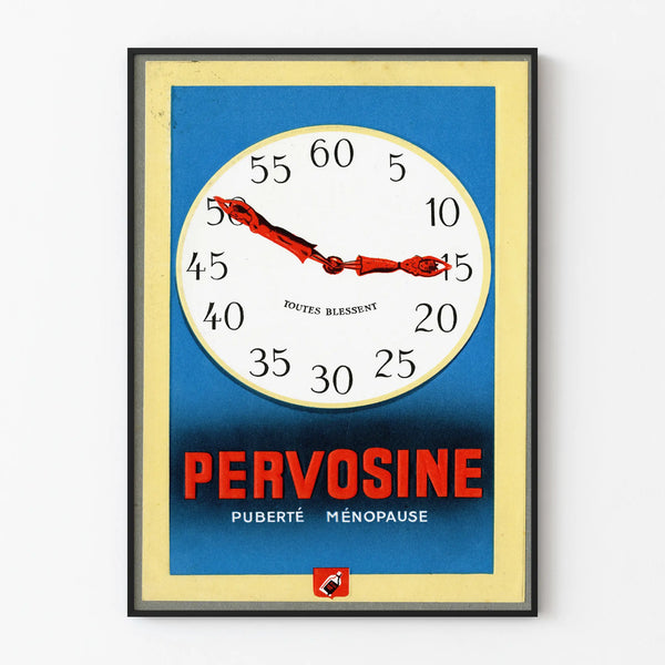 Vintage Pervosine advertising poster for wall decoration