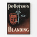 Vintage poster of Petterøes Blanding with a smoking pipe