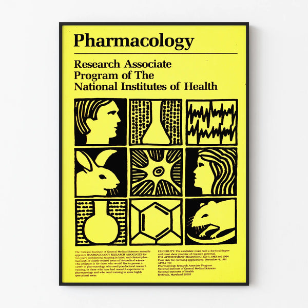Decorative Poster Pharmacology Research Associate Program NIH