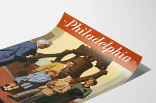 Vintage Philadelphia Poster by Pennsylvania Railroad