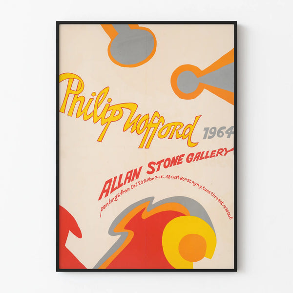 Philip Wofford Poster 1964 - Allan Stone Gallery Exhibition