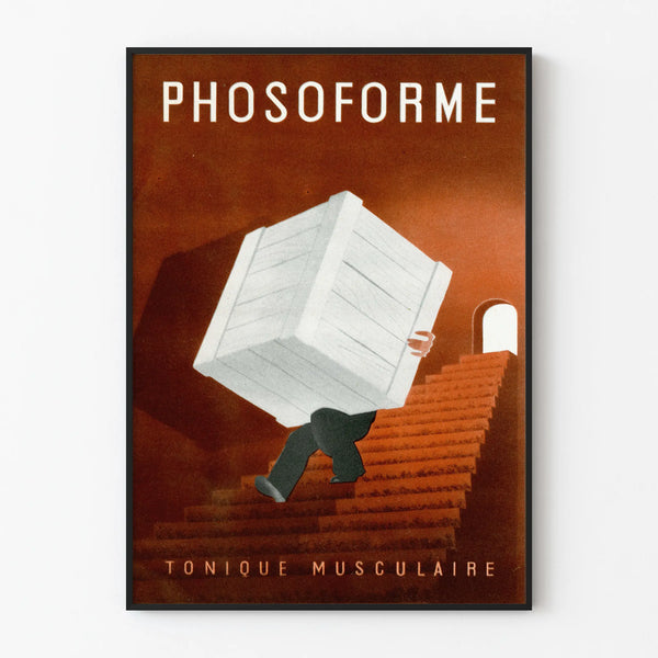 Vintage Poster Phosoforme Muscle Tonic