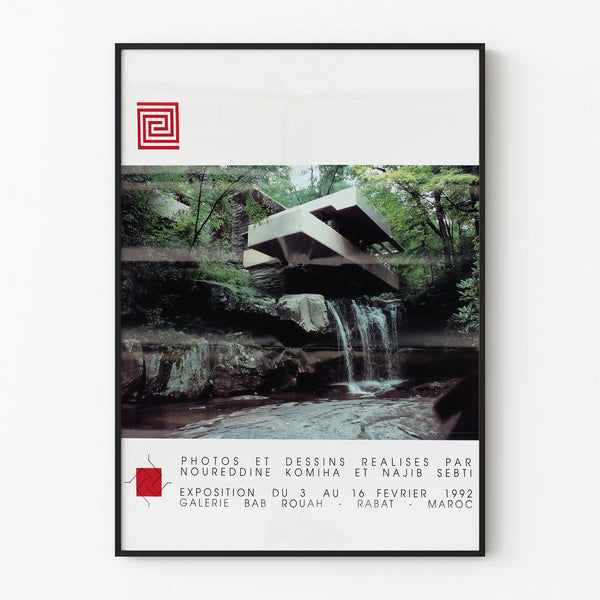 Natural Architecture Poster - Exhibition of Noureddine Komiha and Najib Sebti