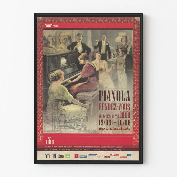 Vintage Poster Pianola Meeting at the MIM