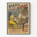 Vintage Poster of Focké Pianos Gold Medal Paris 1889