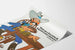 Vintage Poster Cowboy Card Game Premium Bonds