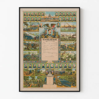 Historical American War Poster - The Pictorial War Record