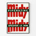 Vintage Poster Midy Pipérazine Specify the Name