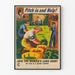 Vintage poster of the Women's Land Army campaign USA