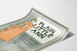 Vintage poster Plain Little Ann in graphic harmony