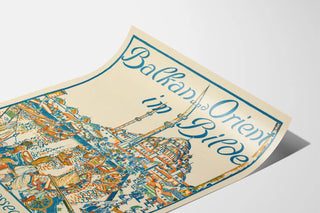 Vintage Poster for the Balkan and Orient Exhibition 1918