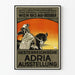Vintage Austrian Exhibition Poster Adria 1913