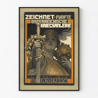Vintage Austrian poster for the 5th war bond