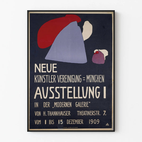 Vintage Poster Exhibition of the New Artists' Association of Munich 1909