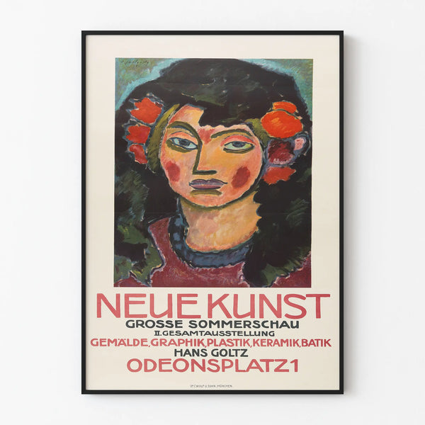 Poster Neue Kunst - Modern Art Exhibition in Munich