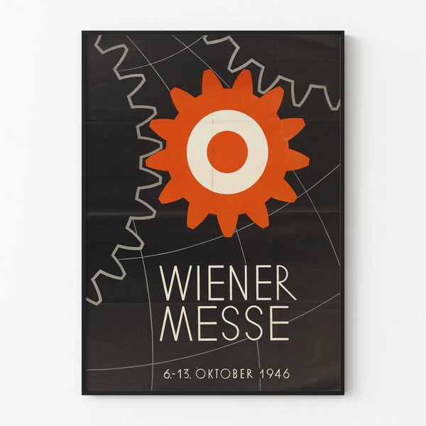 Vintage Poster Wiener Messe 1946 - Industrial Wall Decoration