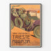Vintage Poster of the Trieste Abbey Car Service
