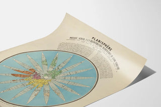 Poster of the World Map for the Mathematical Reconstruction of the Earth Globe