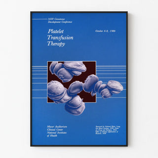 Vintage Medical Poster: Platelet Transfusion Therapy